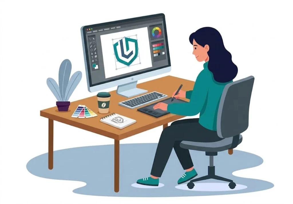 diseño logo con sercotec corfo